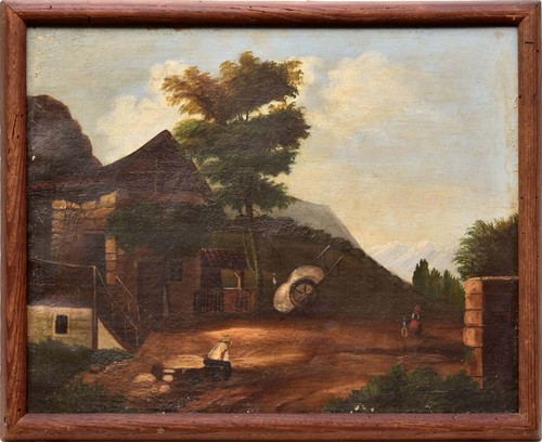 Early 1800s antique folk - early, art